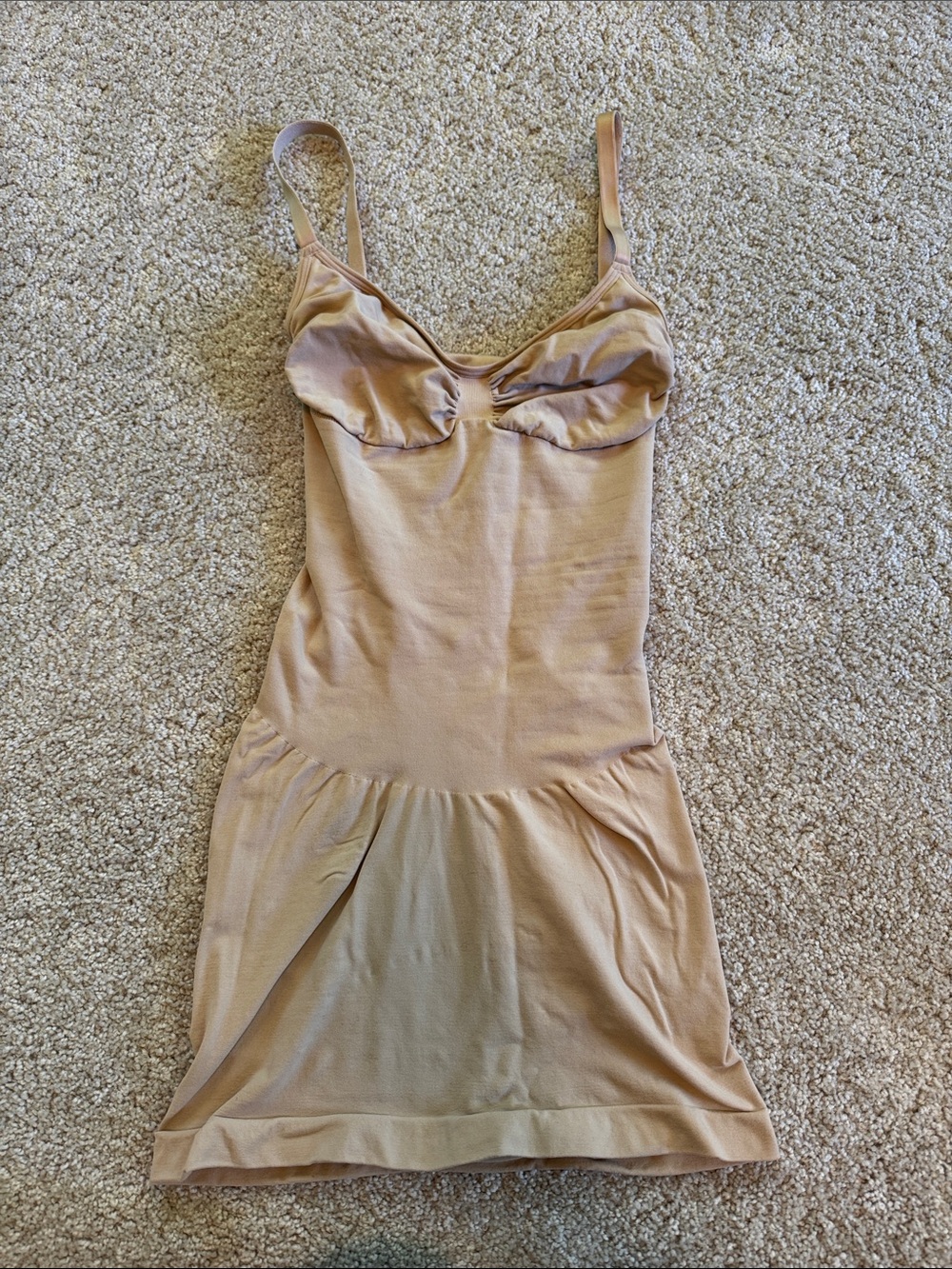 SKIMS Nude Sculpting One Piece Slip Dress M